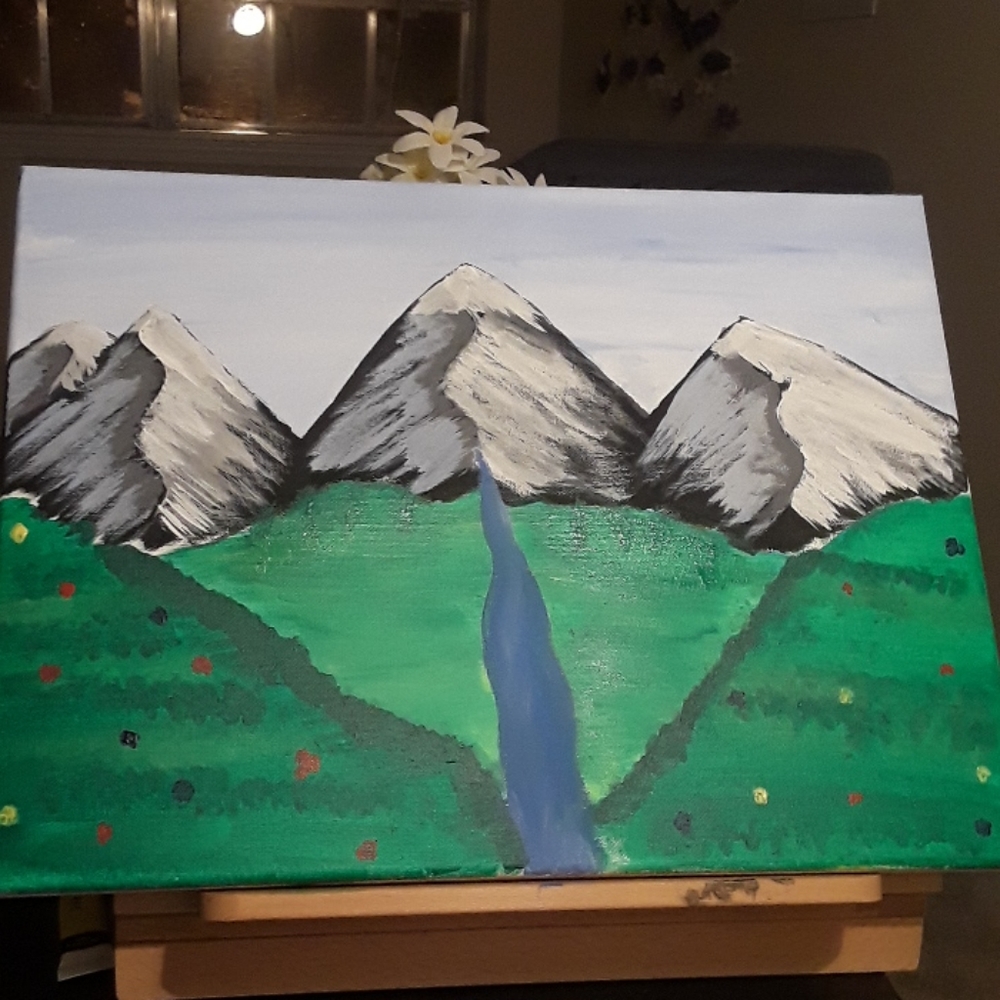 Mountain painting